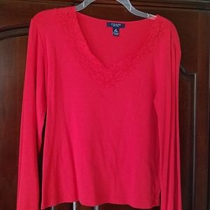 Top Red Chaps Size Med